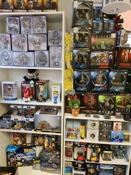 Superhero geek shop