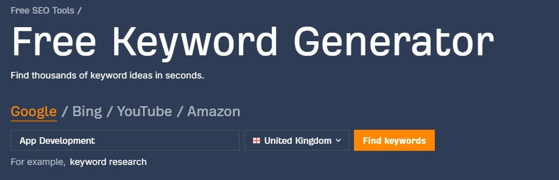 Ahrefs Keyword Generator