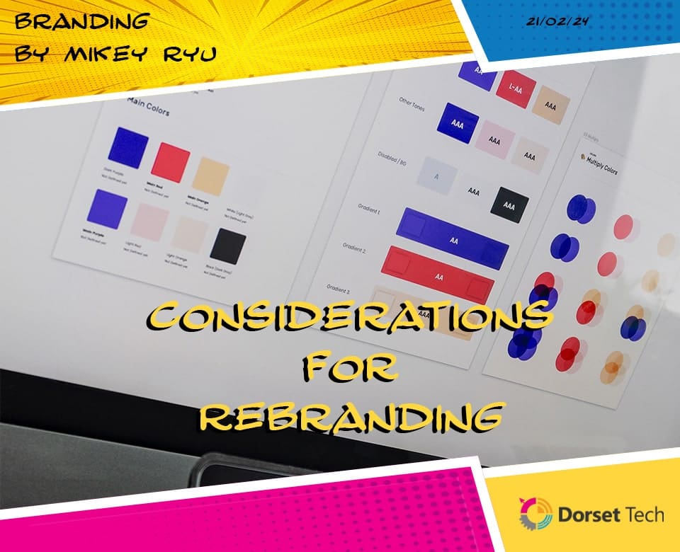 Considerations For Rebranding