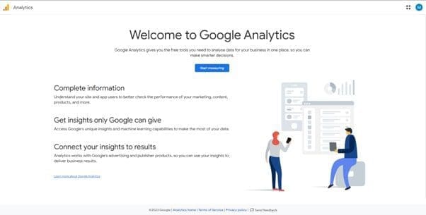 Logging into your Google Analytics Account 