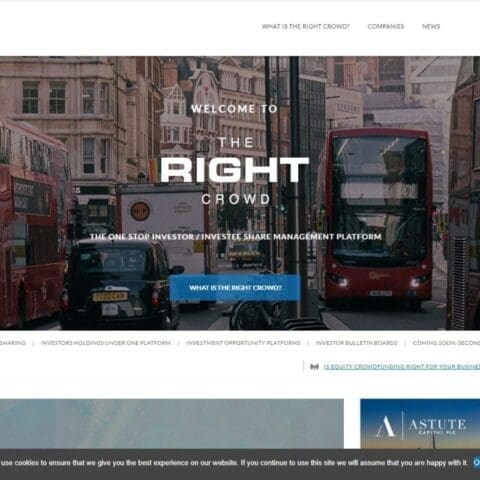 Consultancy Service Website - The Right Crowd